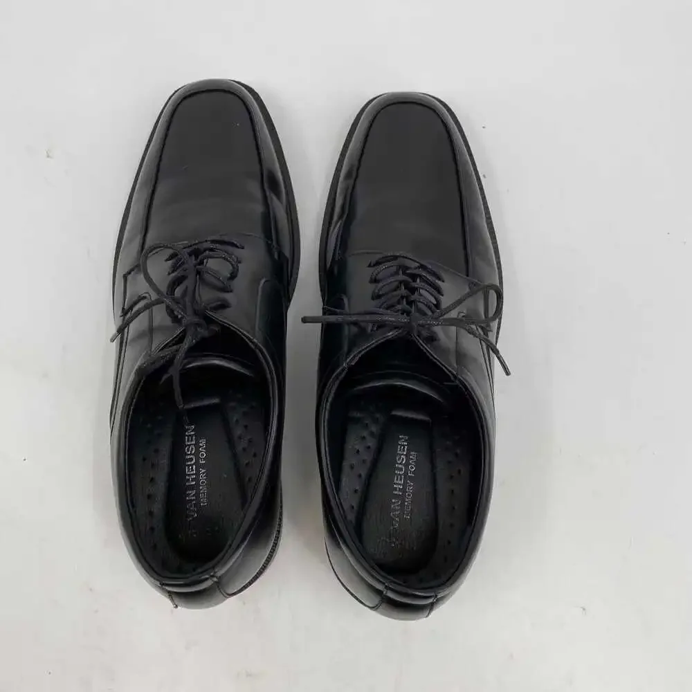 Van Heiden Black Director Dress Shoes | Men’s Size 10.5